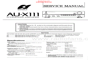Sansui-AUX111-int-sm 维修电路原理图.pdf