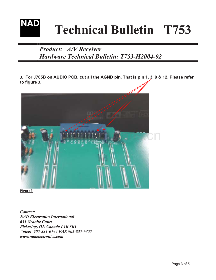 NAD-T753-avr-tb2 维修电路原理图.pdf_第3页