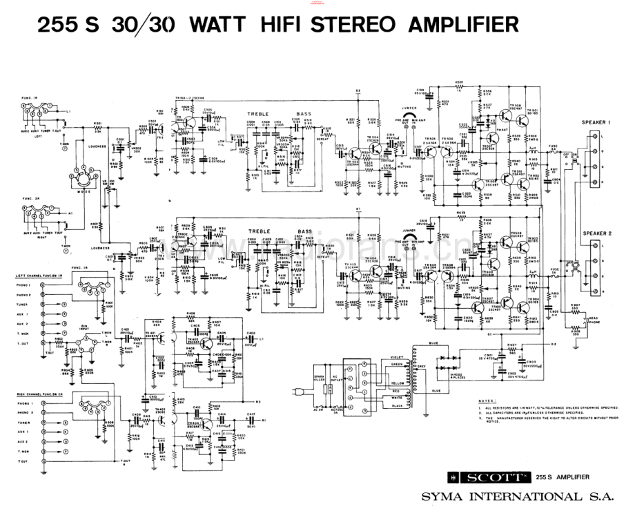 HHScott-255S-int-sch 维修电路原理图.pdf_第1页