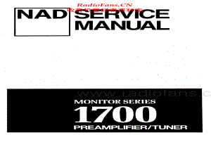 NAD-1700-pre-sm 维修电路原理图.pdf