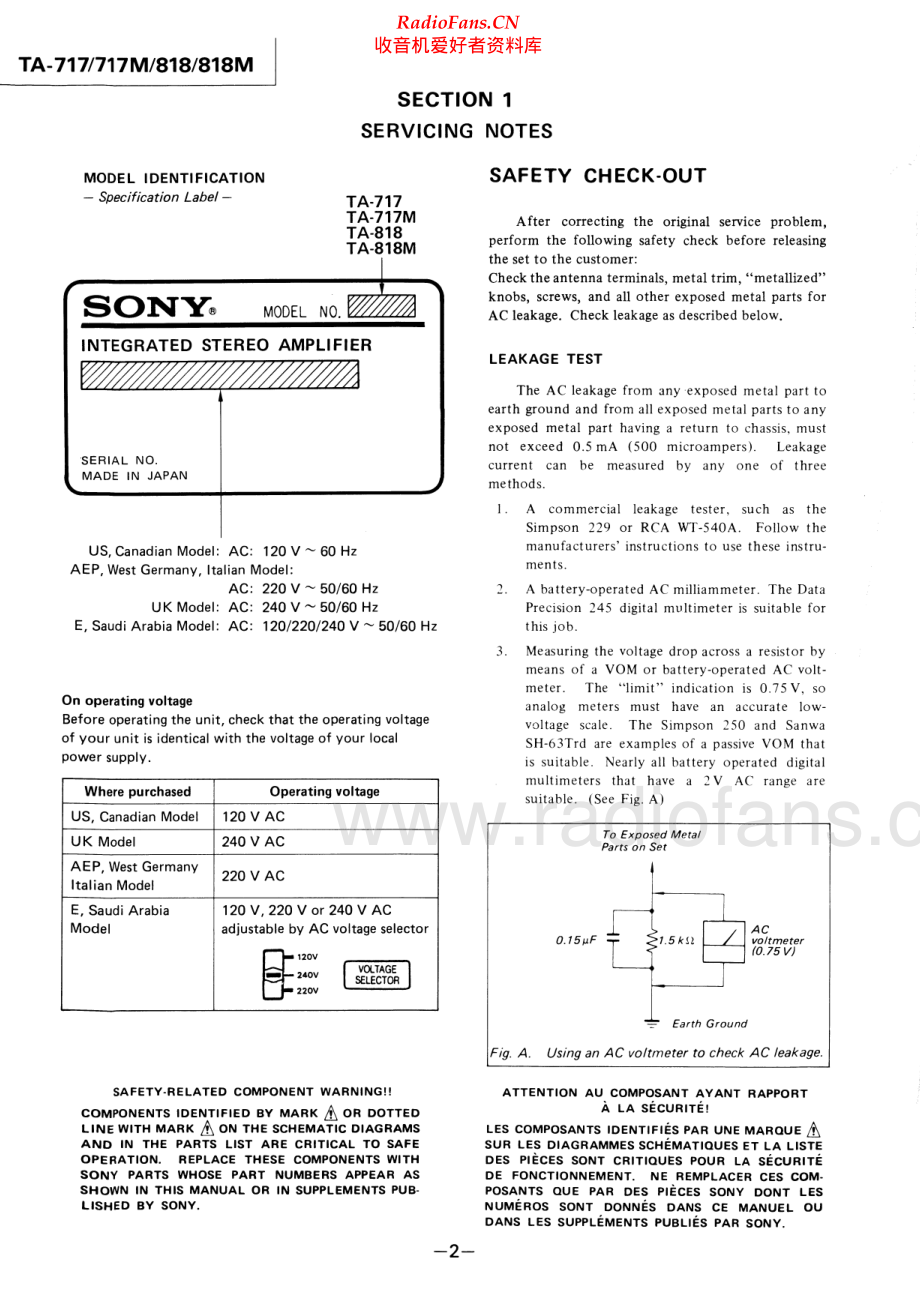 Sony-TA818-int-sm 维修电路原理图.pdf_第2页
