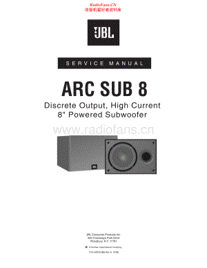 JBL-ARCSUB8-pwr-sm 维修电路原理图.pdf