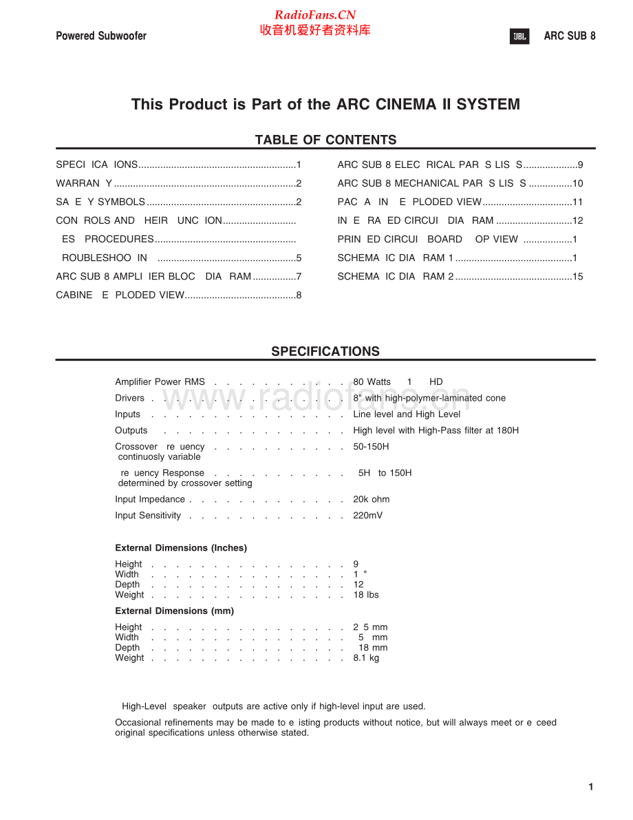 JBL-ARCSUB8-pwr-sm 维修电路原理图.pdf_第2页