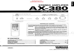 Yamaha-AX380-int-sm(1) 维修电路原理图.pdf