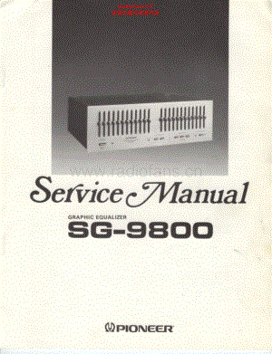 Pioneer-SG9800-eq-sm 维修电路原理图.pdf