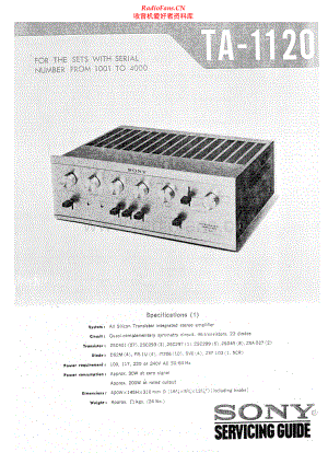 Sony-TA1120-int-sm 维修电路原理图.pdf