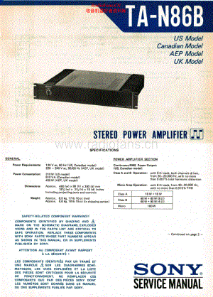 Sony-TAN86B-pwr-sm 维修电路原理图.pdf