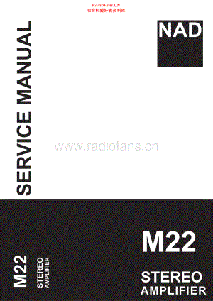 NAD-M22-pwr-sm 维修电路原理图.pdf