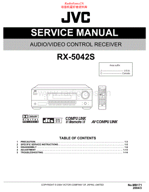 JVC-RX5042S-avr-sm 维修电路原理图.pdf