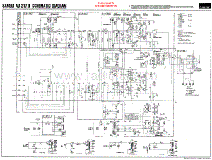 Sansui-AU217-int-sch 维修电路原理图.pdf