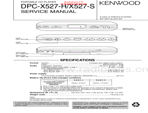 Kenwood-DPCX527S-dm-sm 维修电路原理图.pdf
