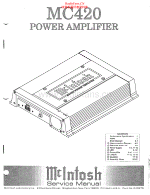 McIntosh-MC420-pwr-sm 维修电路原理图.pdf
