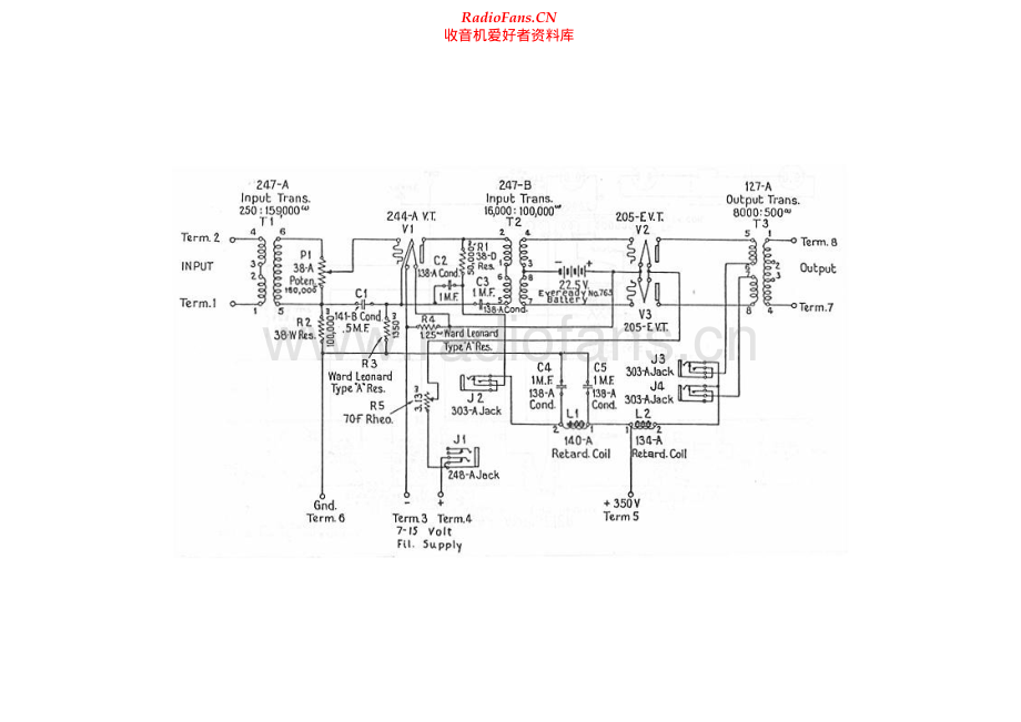WesternElectric-WE60A-amp-sch 维修电路原理图.pdf_第1页