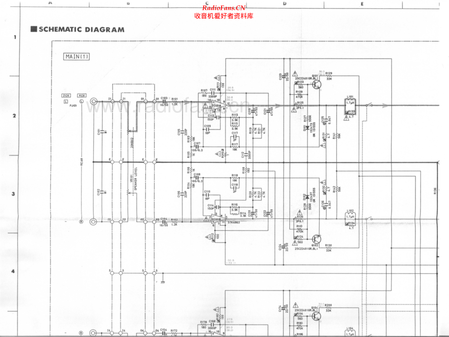 Yamaha-M35-pwr-sch 维修电路原理图.pdf_第1页