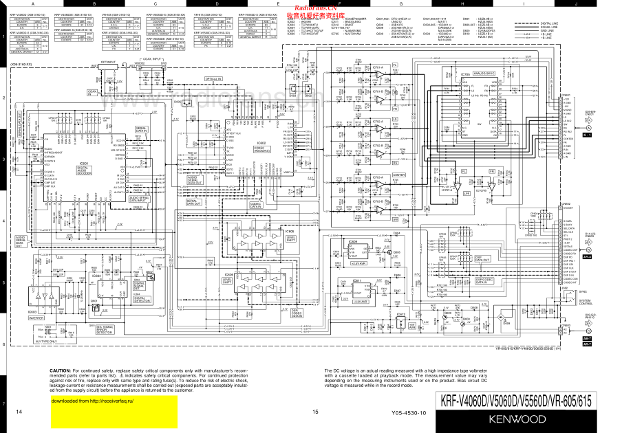 Kenwood-KRFV5060D-avr-sch 维修电路原理图.pdf_第1页