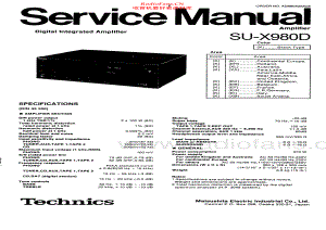 Technics-SUX980D-int-sm 维修电路原理图.pdf