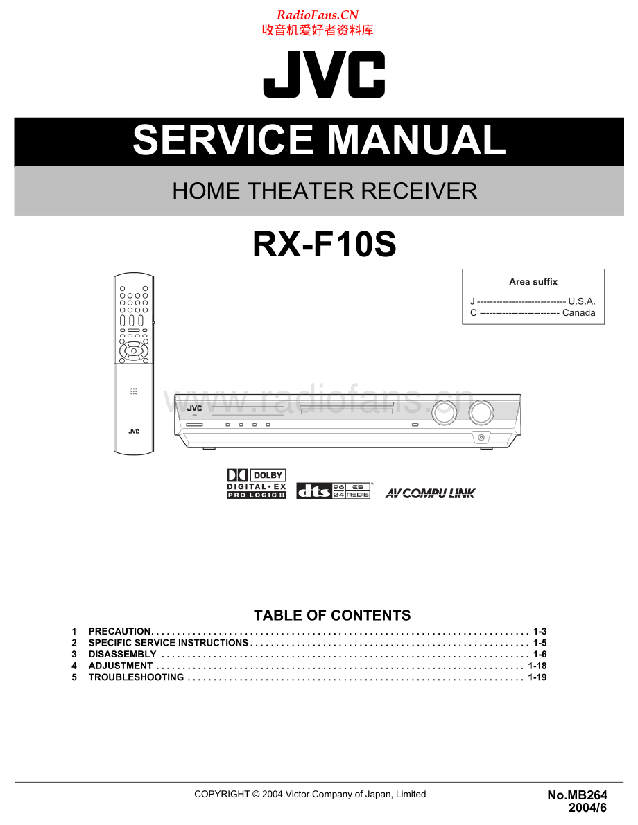 JVC-RXF10S-htr-sm 维修电路原理图.pdf_第1页