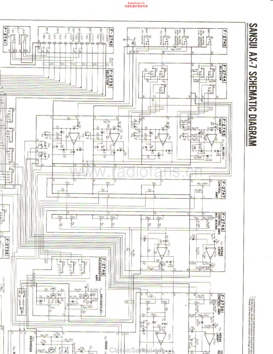 Sansui-AX7-mix-sch 维修电路原理图.pdf_第1页