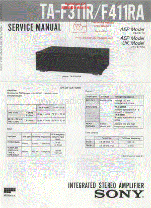 Sony-TAF411RA-int-sm 维修电路原理图.pdf