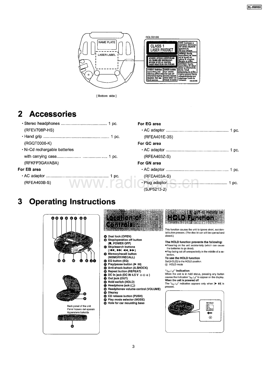 Technics-SLSW850-dm-sm(1) 维修电路原理图.pdf_第3页