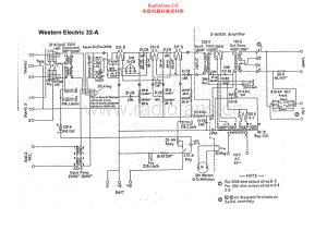 WesternElectric-WE32A-amp-sch 维修电路原理图.pdf