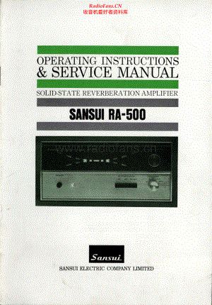 Sansui-RA500-pwr-sm 维修电路原理图.pdf
