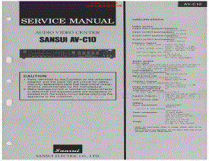 Sansui-AVC10-avc-sm 维修电路原理图.pdf