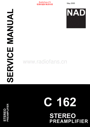 NAD-C162-pre-sm 维修电路原理图.pdf