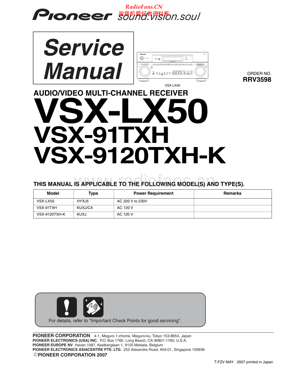 Pioneer-VSXLX50-avr-sm 维修电路原理图.pdf_第1页