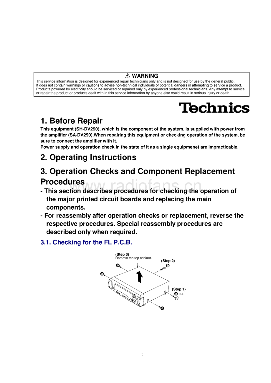 Technics-SHDV290-sp-sm 维修电路原理图.pdf_第3页
