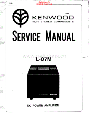 Kenwood-L07M-pwr-sm 维修电路原理图.pdf