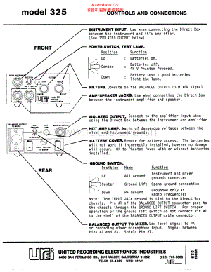 JBL-325-adb-sch 维修电路原理图.pdf