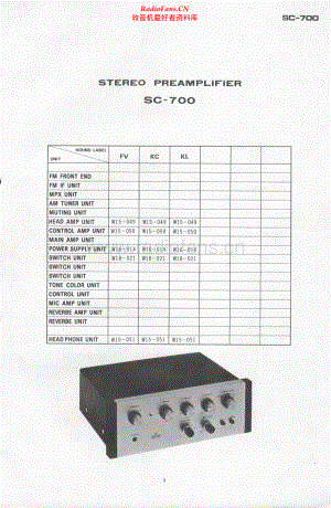 Pioneer-SC700-pre-sch 维修电路原理图.pdf
