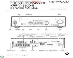 Kenwood-KRFV4550D-avr-sm 维修电路原理图.pdf