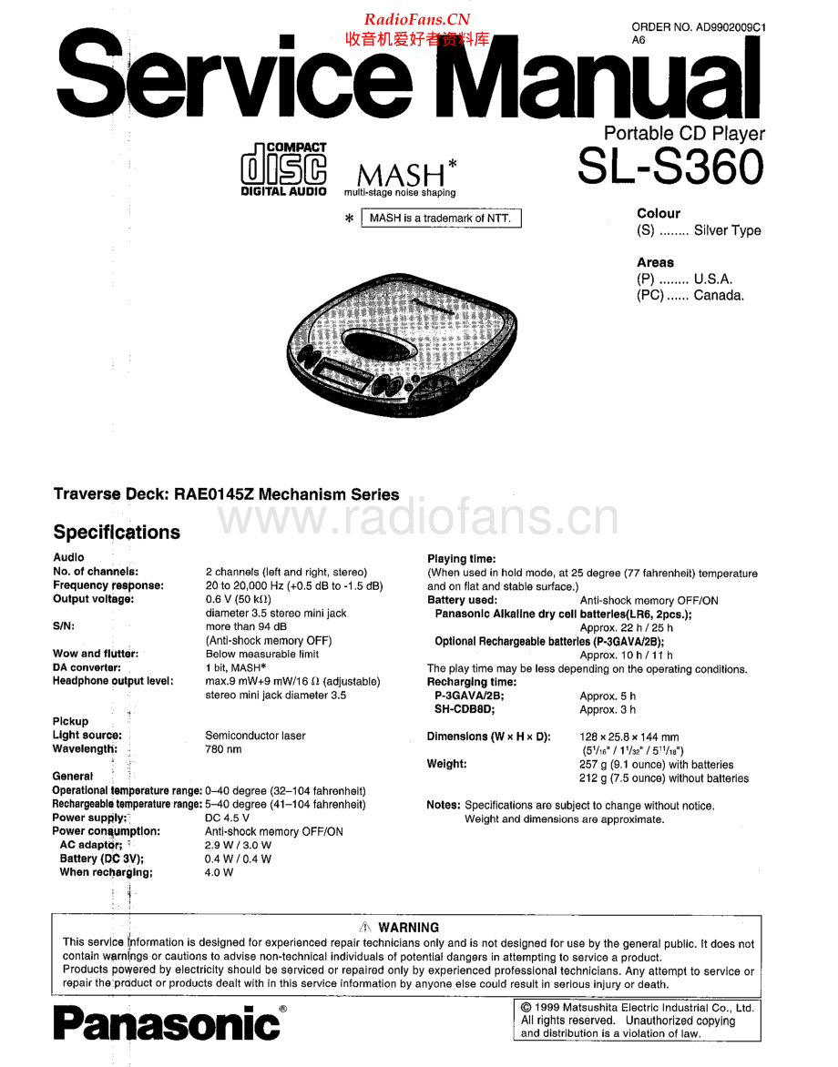 Technics-SLS360-dm-sm(1) 维修电路原理图.pdf_第1页