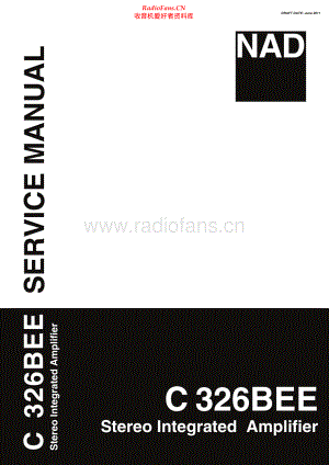 NAD-C326BEE-int-sm 维修电路原理图.pdf