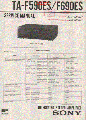 Sony-TAF690ES-int-sm 维修电路原理图.pdf