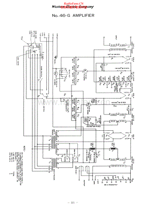 WesternElectric-46G-amp-sch 维修电路原理图.pdf