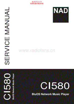 NAD-CI580-nmp-sm 维修电路原理图.pdf