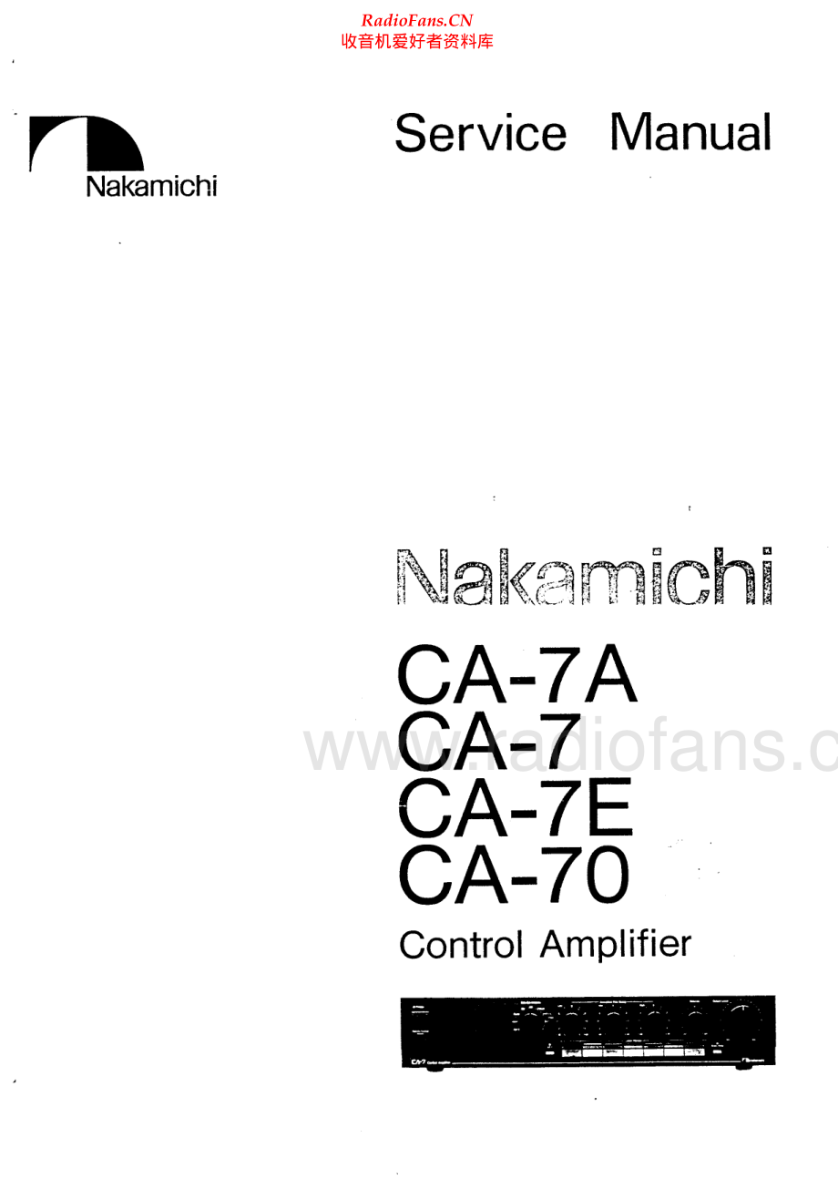 Nakamichi-CA7E-pre-sm 维修电路原理图.pdf_第1页