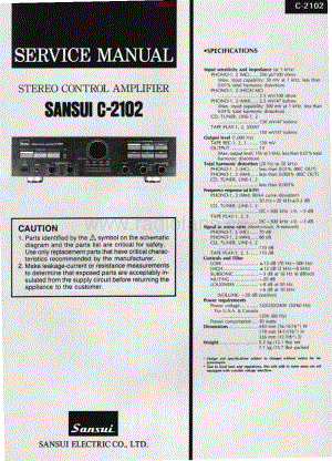 Sansui-C2102-pre-sm 维修电路原理图.pdf
