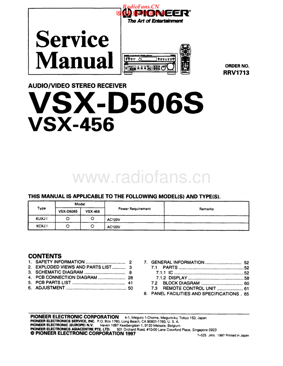 Pioneer-VSX456-avr-sm 维修电路原理图.pdf_第1页