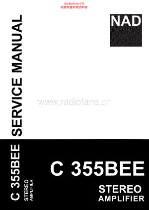 NAD-C355BEE-int-sm 维修电路原理图.pdf