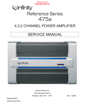 Infinity-475A-pwr-sm 维修电路原理图.pdf