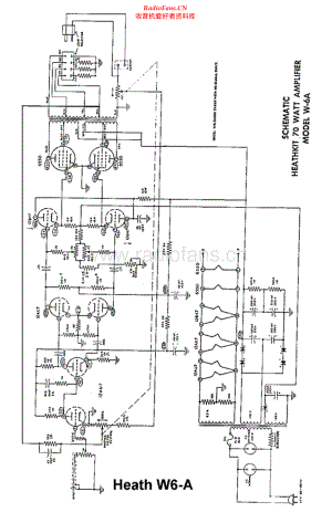 Heathkit-W6A-pwr-sch 维修电路原理图.pdf