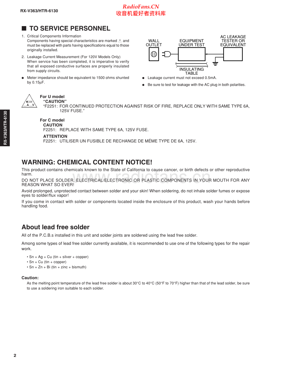 Yamaha-HTR6130-avr-sm 维修电路原理图.pdf_第2页