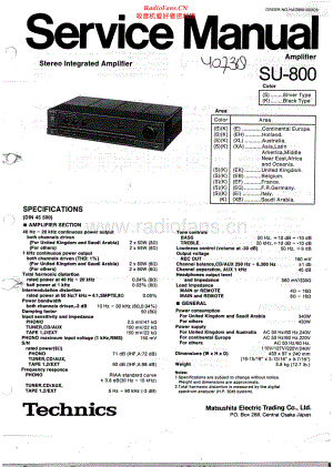 Technics-SU800-int-sm(1) 维修电路原理图.pdf