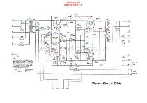 WesternElectric-WE133A-amp-sch 维修电路原理图.pdf