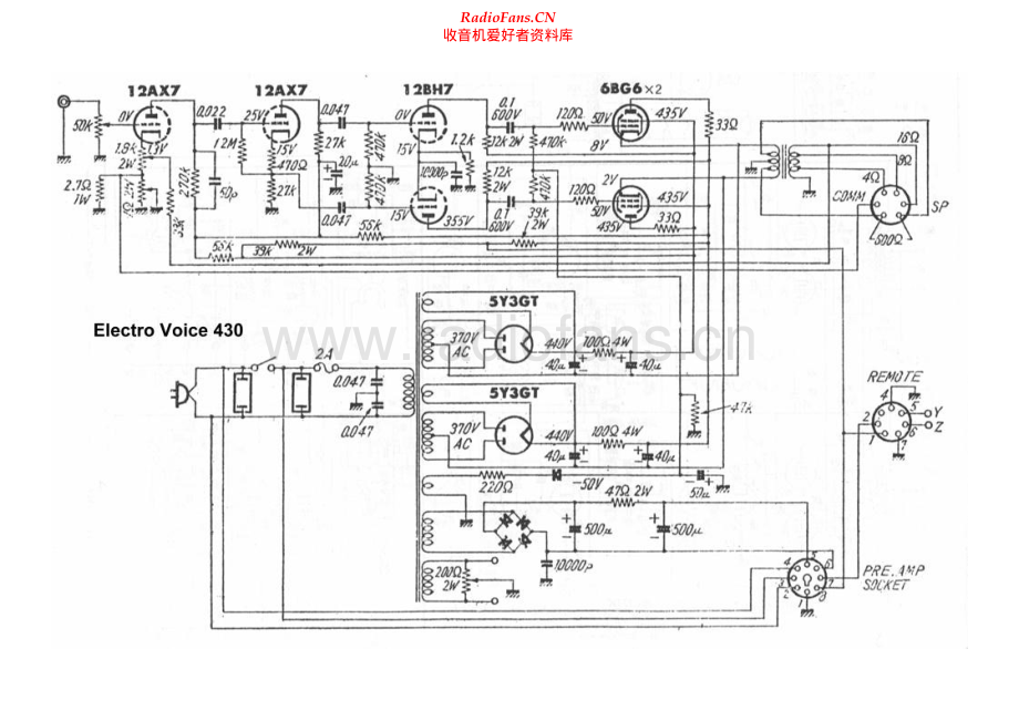 ElectroVoice-EV430-pwr-sch维修电路原理图.pdf_第1页
