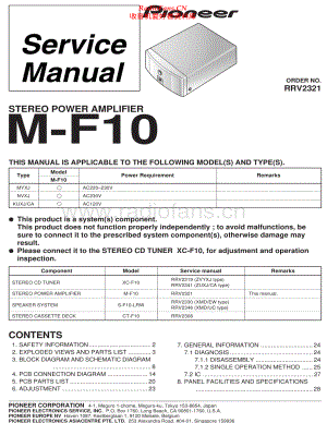 Pioneer-MF10-pwr-sm 维修电路原理图.pdf